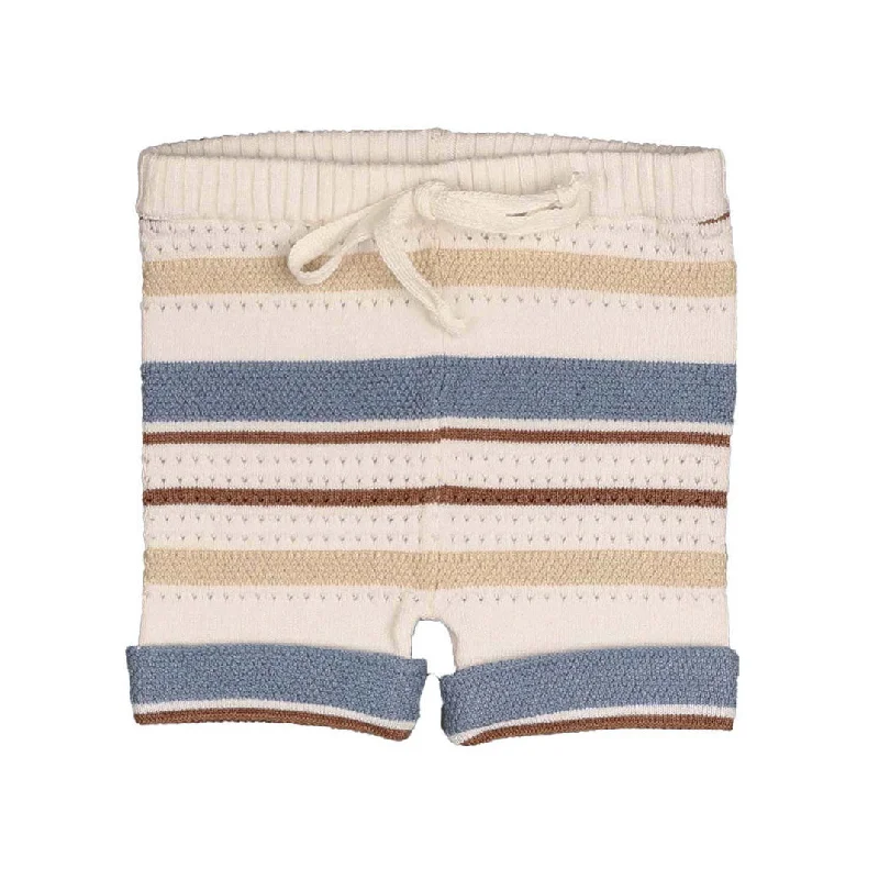 - Organic cotton dog bibsNoma Powder/Cinnamon Textured Stripe Shorts