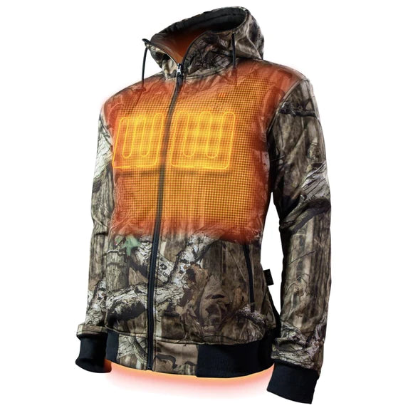 - Air box TSA certified check-inMen's Shadow Heated Hunting Hoodie - Mossy Oak Camo