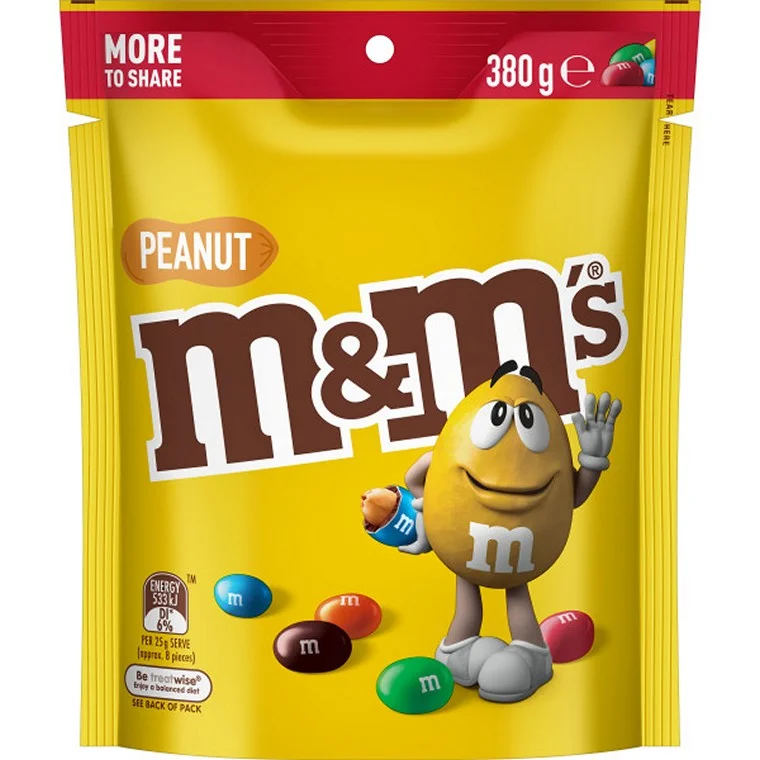 - Air box TSA certified check-inM&M's Peanut Pouch, 380gm