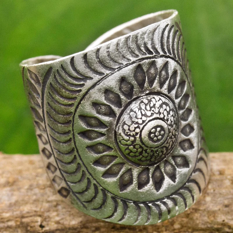 - Organic cotton dog bibsKaren Aster Hand Made Sterling Silver Wrap Ring Floral Thailand