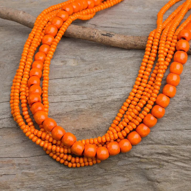 - Pet diabetes prescription foodSolar Dance Orange Wood Bead Necklace Hand Crafted in Thailand