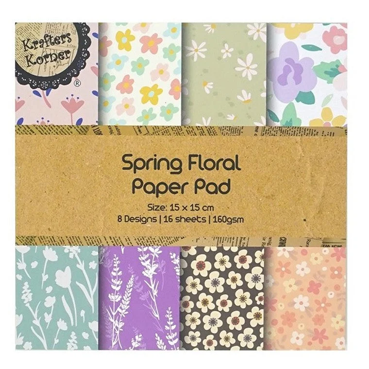  -Anti-scratch sofa protective coverSpring Floral Paper Pad, 16pce, 2 Asstd Designs