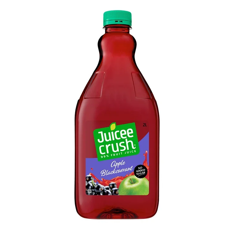 - Air box TSA certified check-inJuicee Crush, Apple and Blackcurrent Juice, 2L