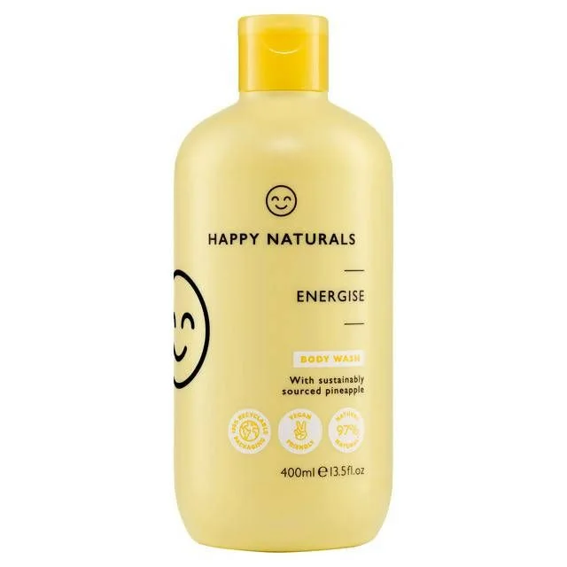 ---Happy Naturals Energise Body Wash 400ml