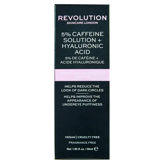 - Pet stroller can be taken on the planeRevolution Skincare London Caffeine Solution 5% + Hyaluronic Acid Under Eye Serum 30ml