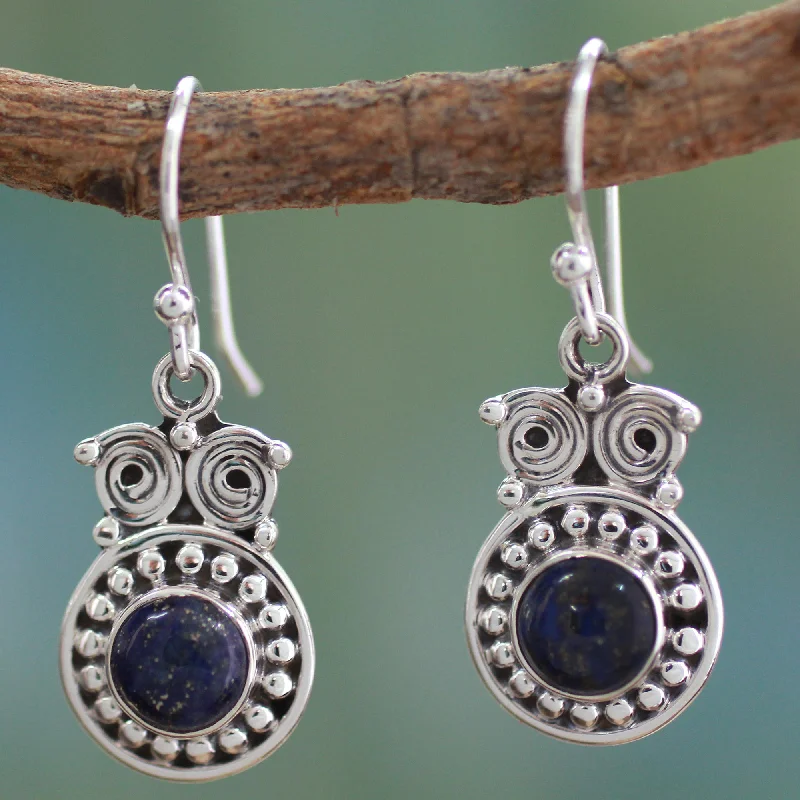 - Dog disposable foam shower gelIntuitive Owl Hand Crafted Sterling Silver and Lapis Lazuli Earrings