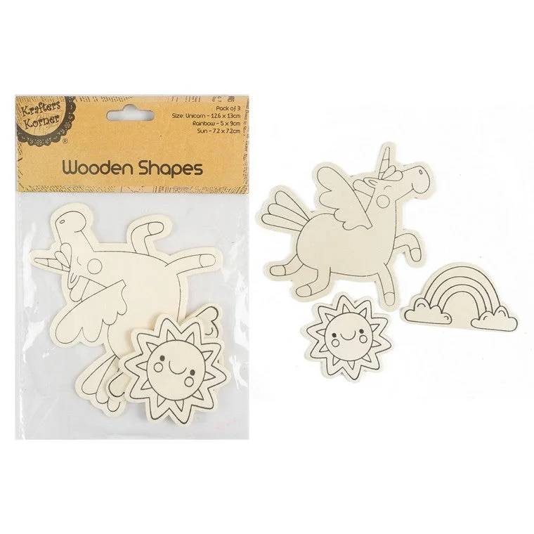  -Non-contact cat thermometerWooden Shapes, 3pk