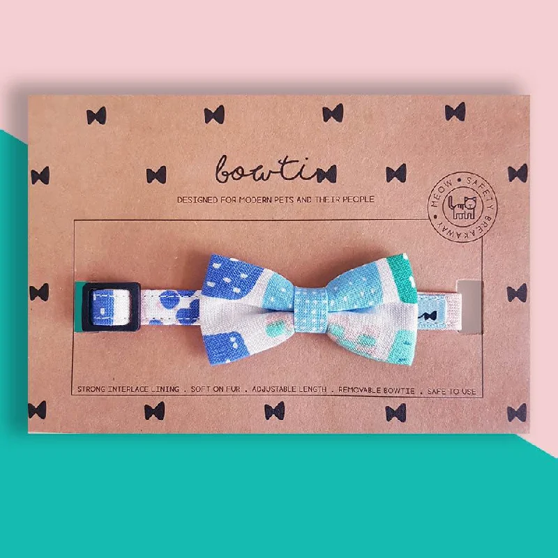 ---Bowtix Handmade Dog Collar With Removable Bowtie - Pelto Day