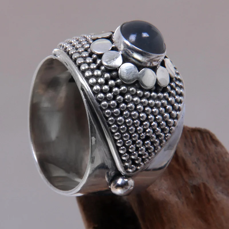 - Pet fence foldable indoorMoonbeams Modern Sterling Silver and Moonstone Ring from Bali