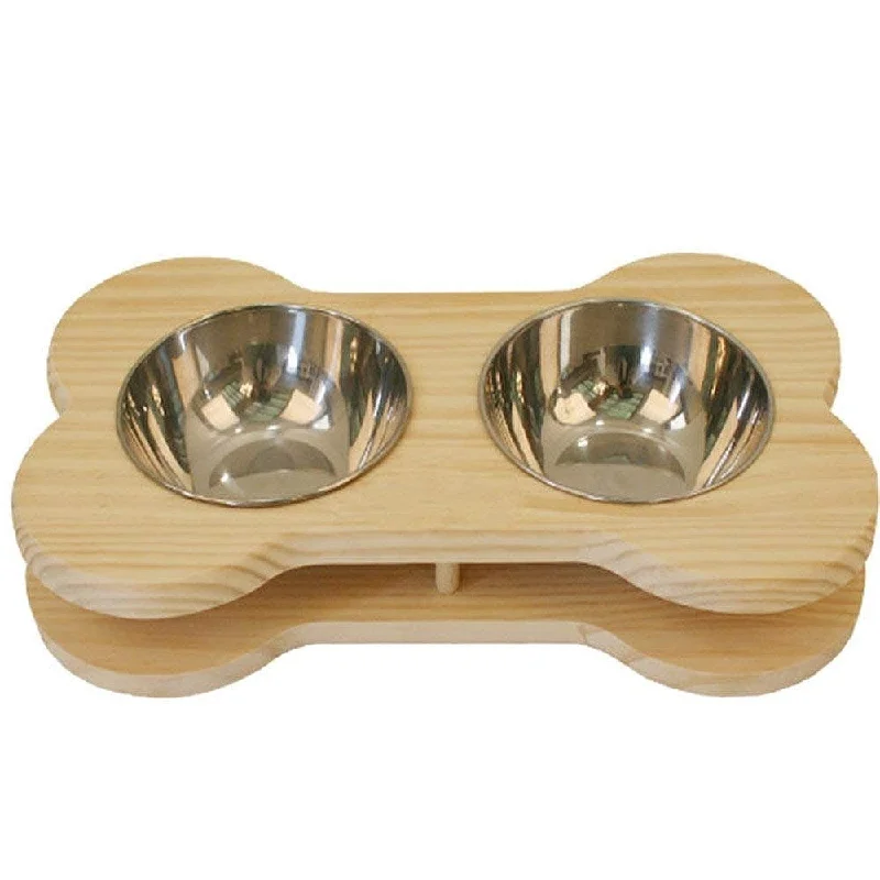 - Automatic induction pet water dispenserLuxypet Bone Double Dog Bowl