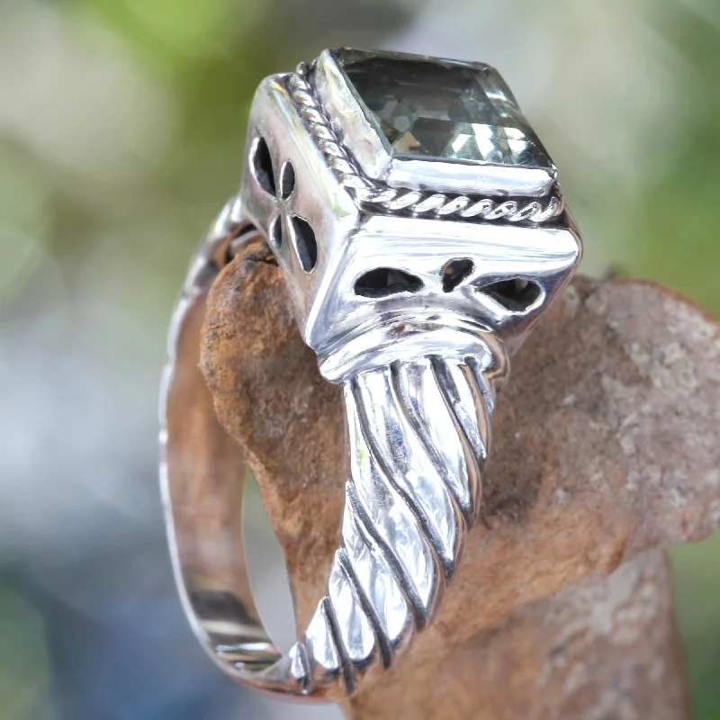  -Anti-scratch sofa protective coverValiance Men's Prasiolite and Sterling Silver Ring from Bali