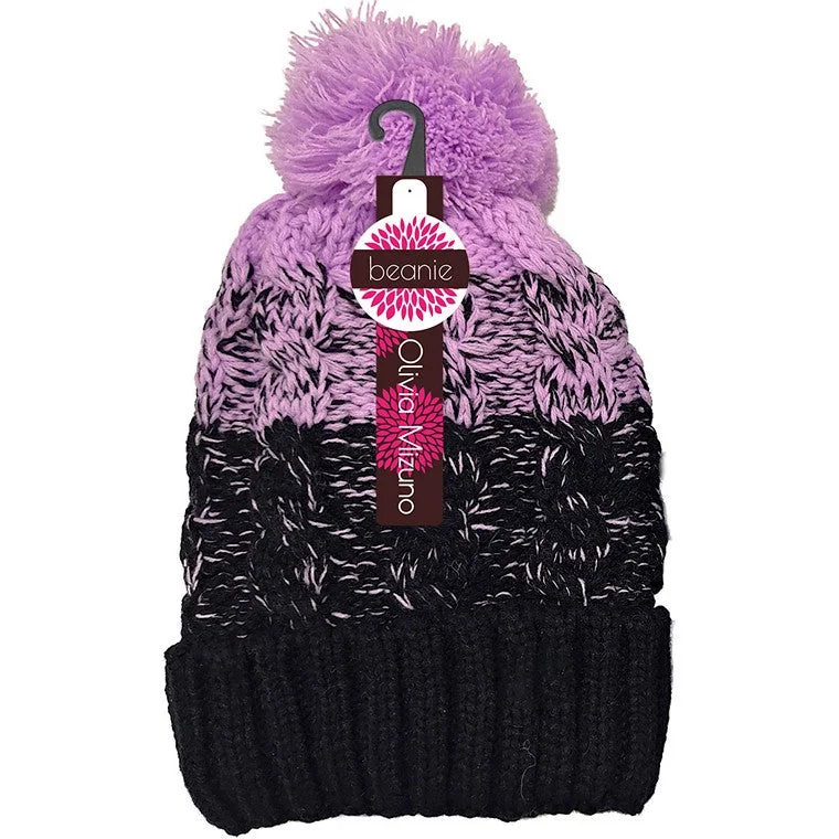 - Custom pet birthday cakeLadies Melange Knit Beanie w/ Pom Pom, 2 Asstd Colours