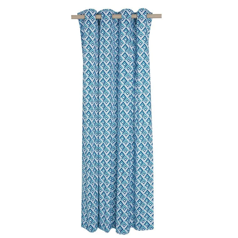 - Cat anti-jump window safety netH&G Decor Curtain, Blue Diamonds