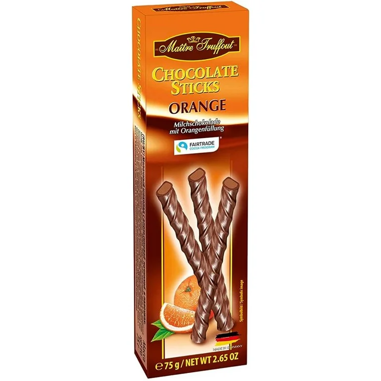 - Foldable and portable cat bagMaitre Truffout Chocolate Orange Sticks, 75gm