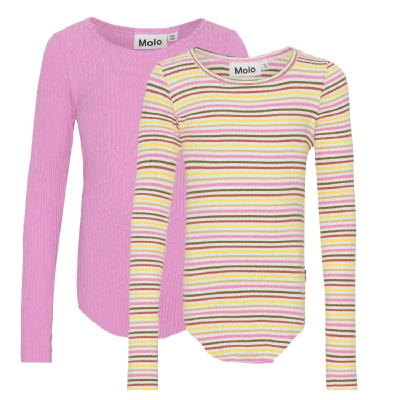 - Cat stress soothing sprayMolo Orchid Stripe Rochelle 2-Pack Long Sleeves Tees