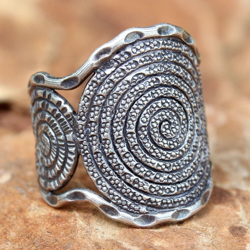 - Hamster silent running wheel to prevent chewingHill Tribe Moon Handcrafted Sterling Silver Band Ring