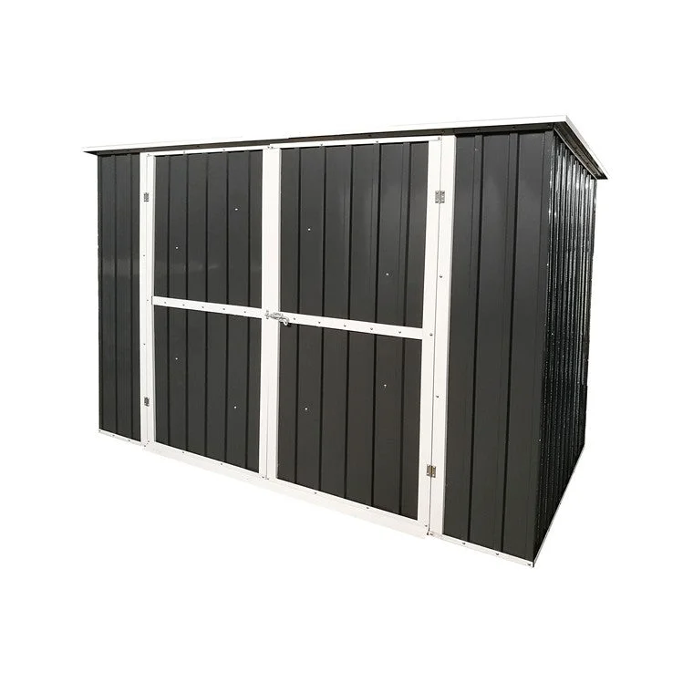 - Rabbit grass rack to prevent waste food boxPent Metal Shed, 240cm x 128cm x 171cm