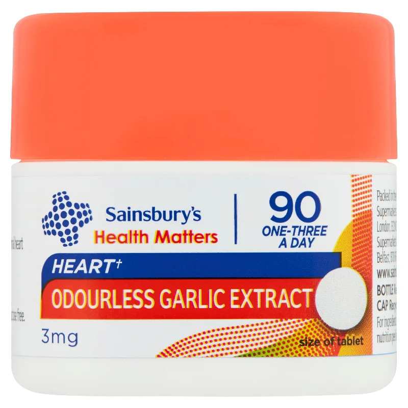 - Elderly dog ​​joint care mattressSainsbury's Odourless Garlic x90 2mg