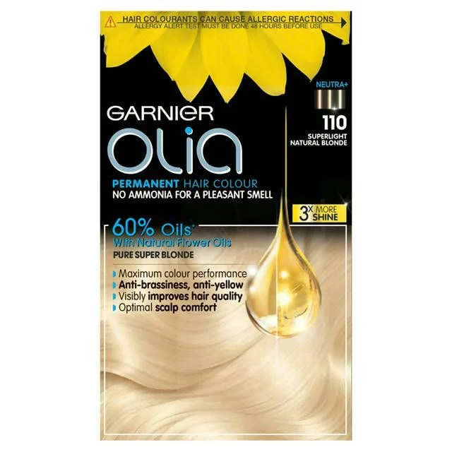 - Pet vitamin complex nutrition tabletsGarnier Olia Permanent No Ammonia Hair Dye Super Light Blonde 110