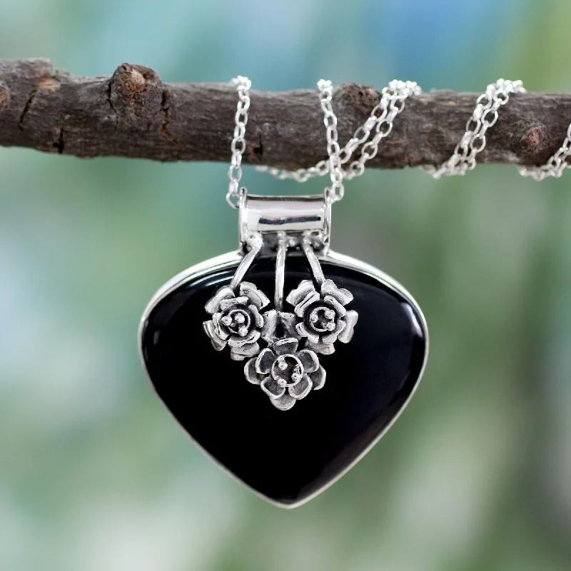 - Natural latex pet mattressLove Declared Indian Onyx and Sterling Silver Necklace Heart Jewelry