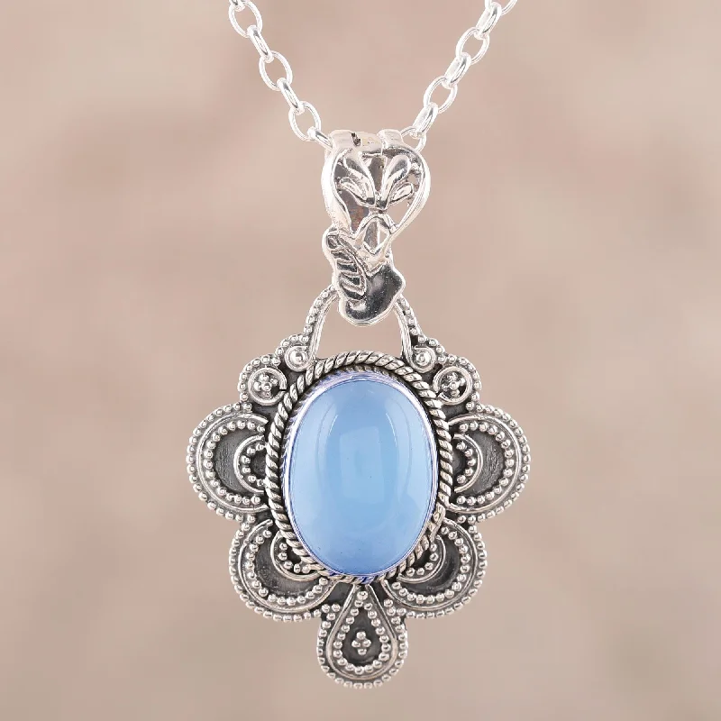 - Pet smart GPS locatorBlue Antique Radiance Handcrafted Antique Style Silver and Chalcedony Necklace