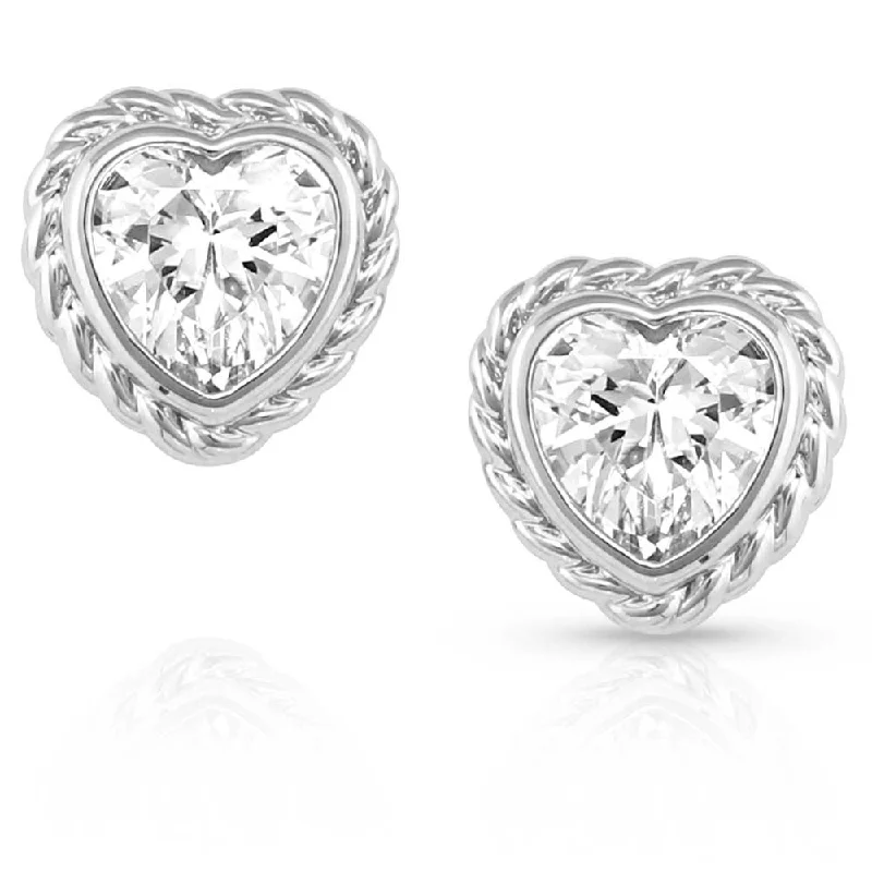 - Foldable and portable cat bagCrystal Heartstring Heart Earrings