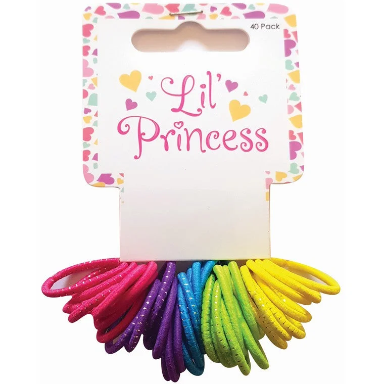 - Summer pet ice matLittle Princess Hair Elastics, Brights, 40pk