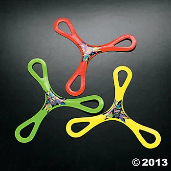 - Rabbit toy selectionPlastic 3-Handle Boomerangs | 12ct