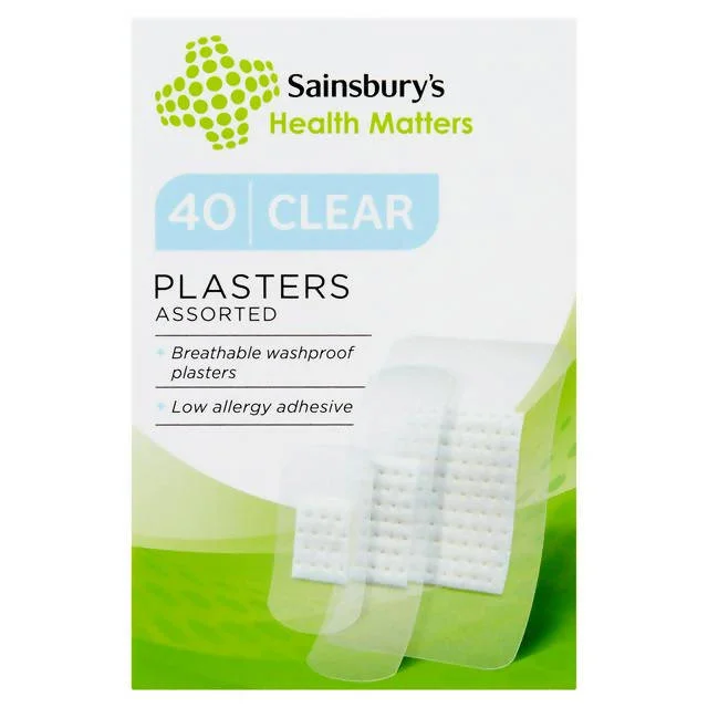 - Summer pet ice matSainsbury's Clear Plasters x40