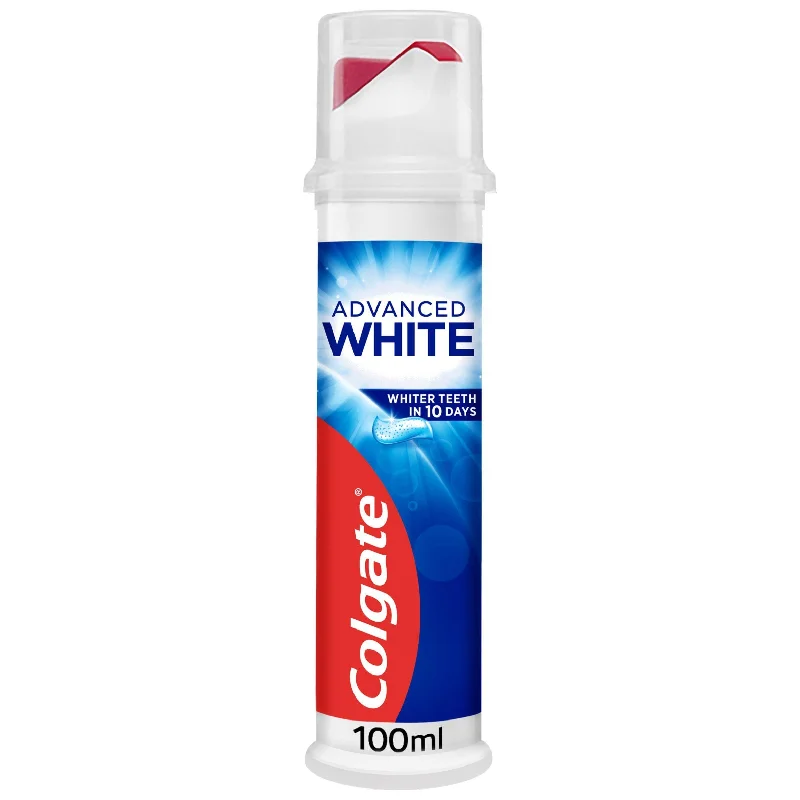 Pet ProductsColgate Advanced White Whitening Toothpaste Pump 100ml