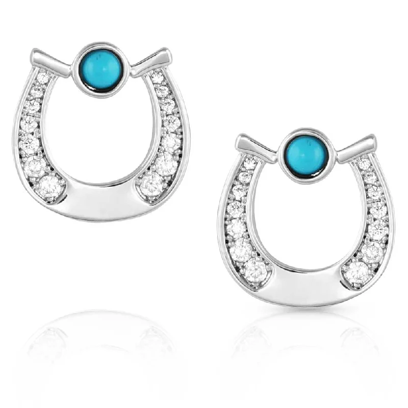 - Cat nail clippers with LED lightsDestined Luck Turquoise Crystal Earrings