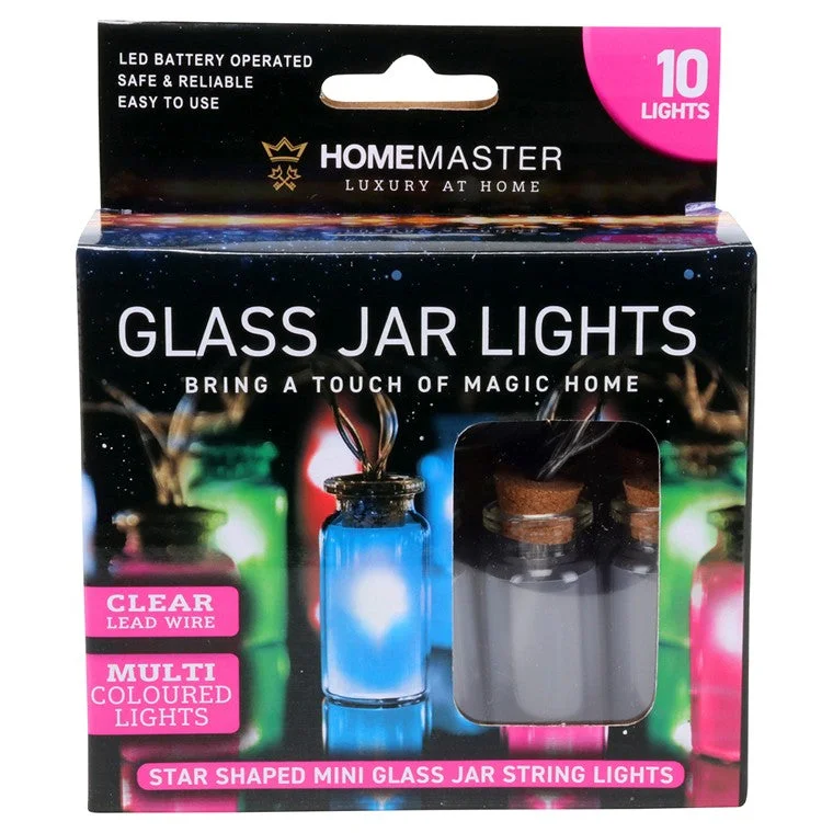 - Winter dog thick down jacketMini Glass Jar Lights, Multi Colour, 1.6m