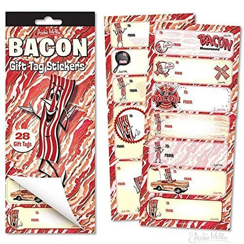 - Wooden pet toy recommendationsBacon Sticker Gifts Tags | 28 ct