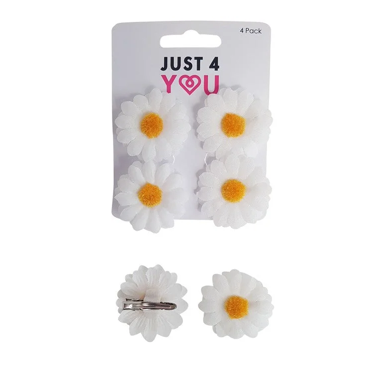  -Non-contact cat thermometerHair Clip, Daisies, 4pk