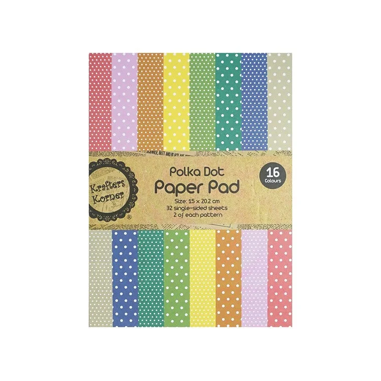 - Deodorizing cat litter tofu litterPolka Dot Paper Pad, 32pce