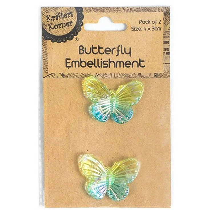 - Dog anti-slip matButterfly Embellishments, 2pk, 6 Asstd Colours