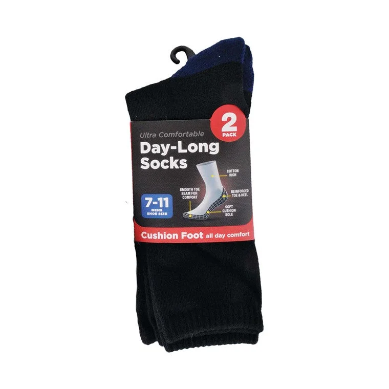 - Air box TSA certified check-inAll Day Comfort Socks, Size 7-11, 2pk