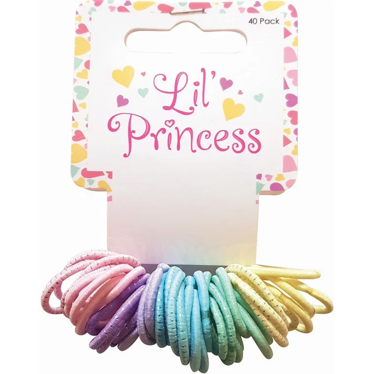 - Custom pet birthday cakeLittle Princess Hair Elastics, Pastel, 40pk