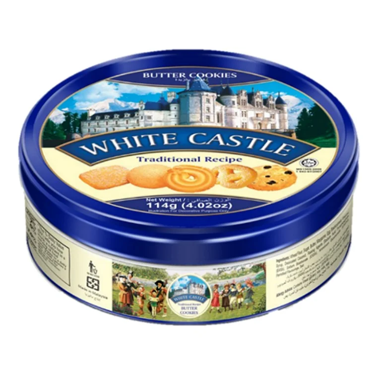 - Rabbit grass rack to prevent waste food boxWhite Castle Danish Cookies Tin, 14gm