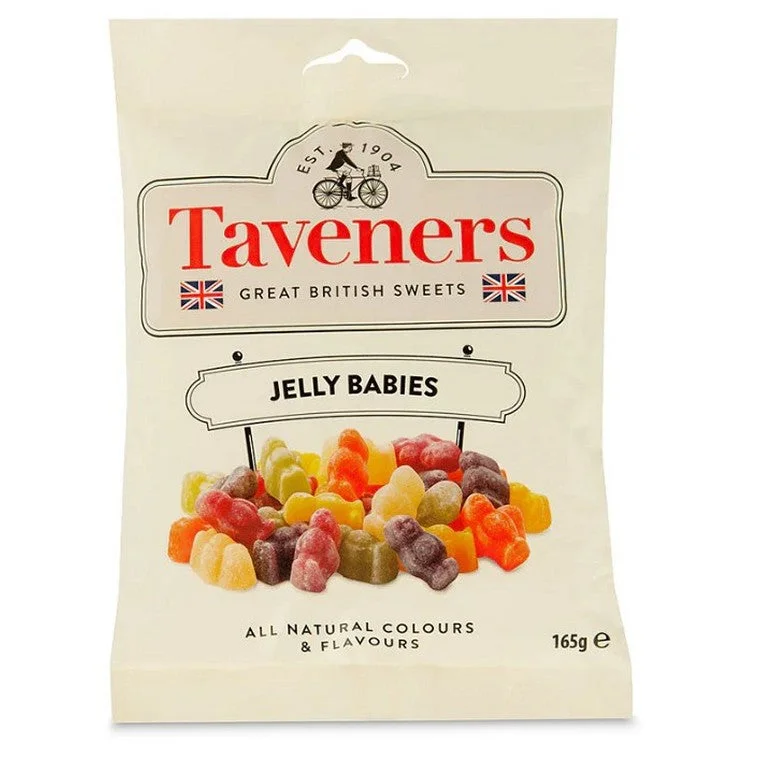 - Natural latex pet mattressTaveners Jelly Babies, 165g