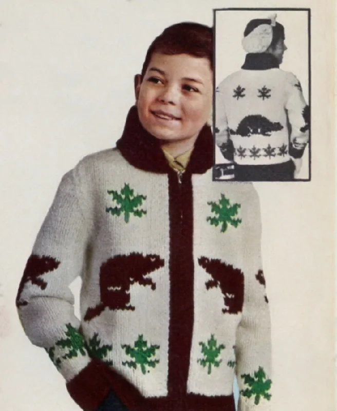 - Winter dog thick down jacketCanadian Beaver Cardigan Pattern