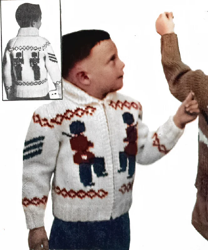 - ​​Christmas pet Christmas clothingSoldier Boy Cardigan Pattern