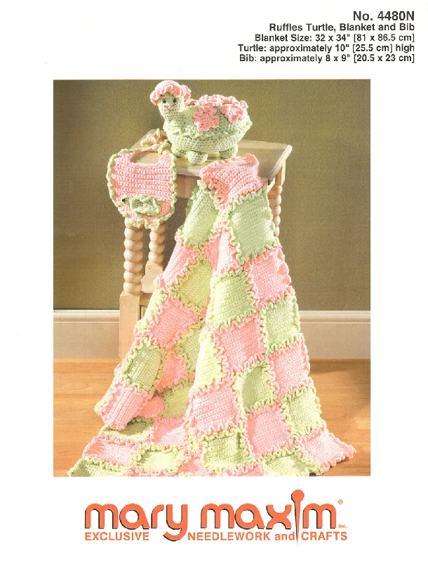 - Postoperative pet anti-licking Elizabethan collarRuffles Turtle Blanket and Bib Pattern