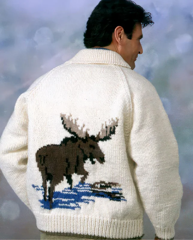 - Dog heart rate monitoring collarMen's Moose Cardigan Pattern