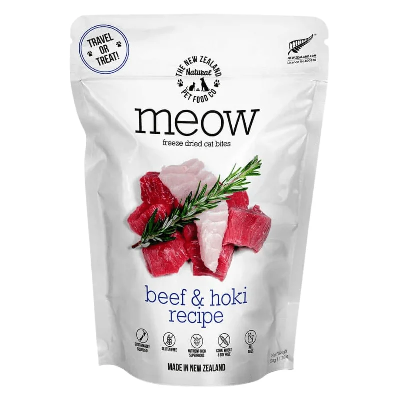  . **Ingredient-Related**  *Little Damaged* Freeze Dried Cat Food - Beef & Hoki Recipe - 50 g (Best By 2026-09-19) *Pickup Only*