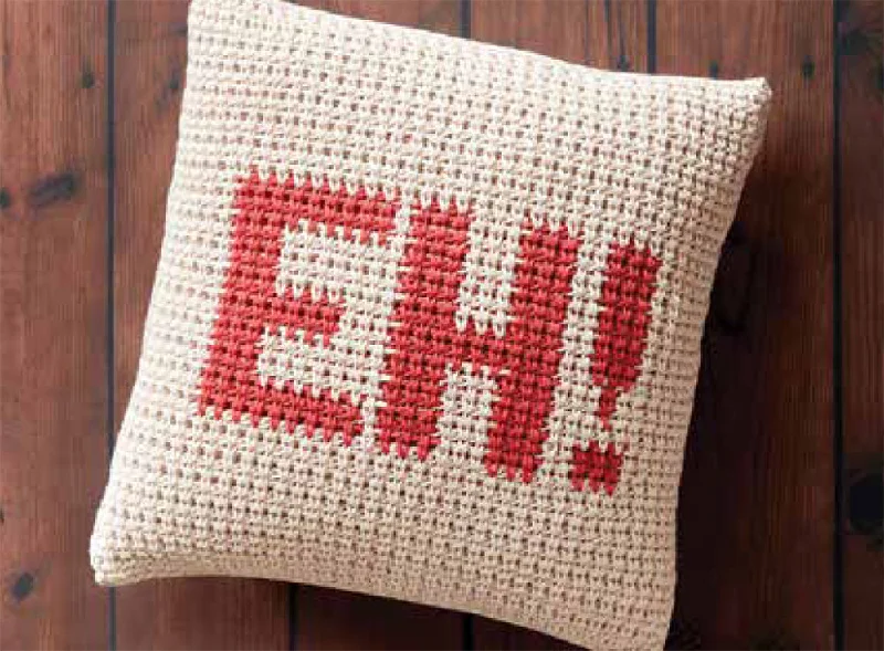 ---Free Croch-Eh! Throw Pillow Pattern