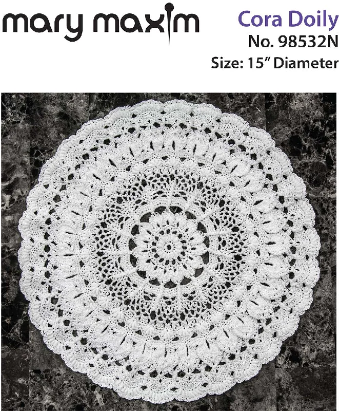 - Pet tear stain cleaning wipesCora Doily Pattern