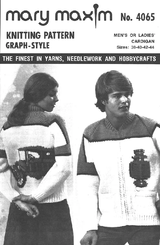 ---Men's or Ladies' Cardigan Pattern