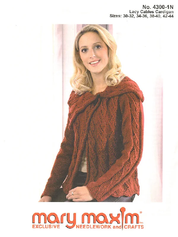 - Rabbit grass rack to prevent waste food boxLacy Cables Cardigan Pattern