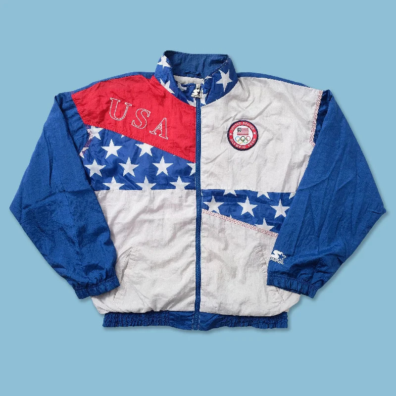 - Custom pet birthday cake1996 Starter US Olympic Team Track Jacket Medium